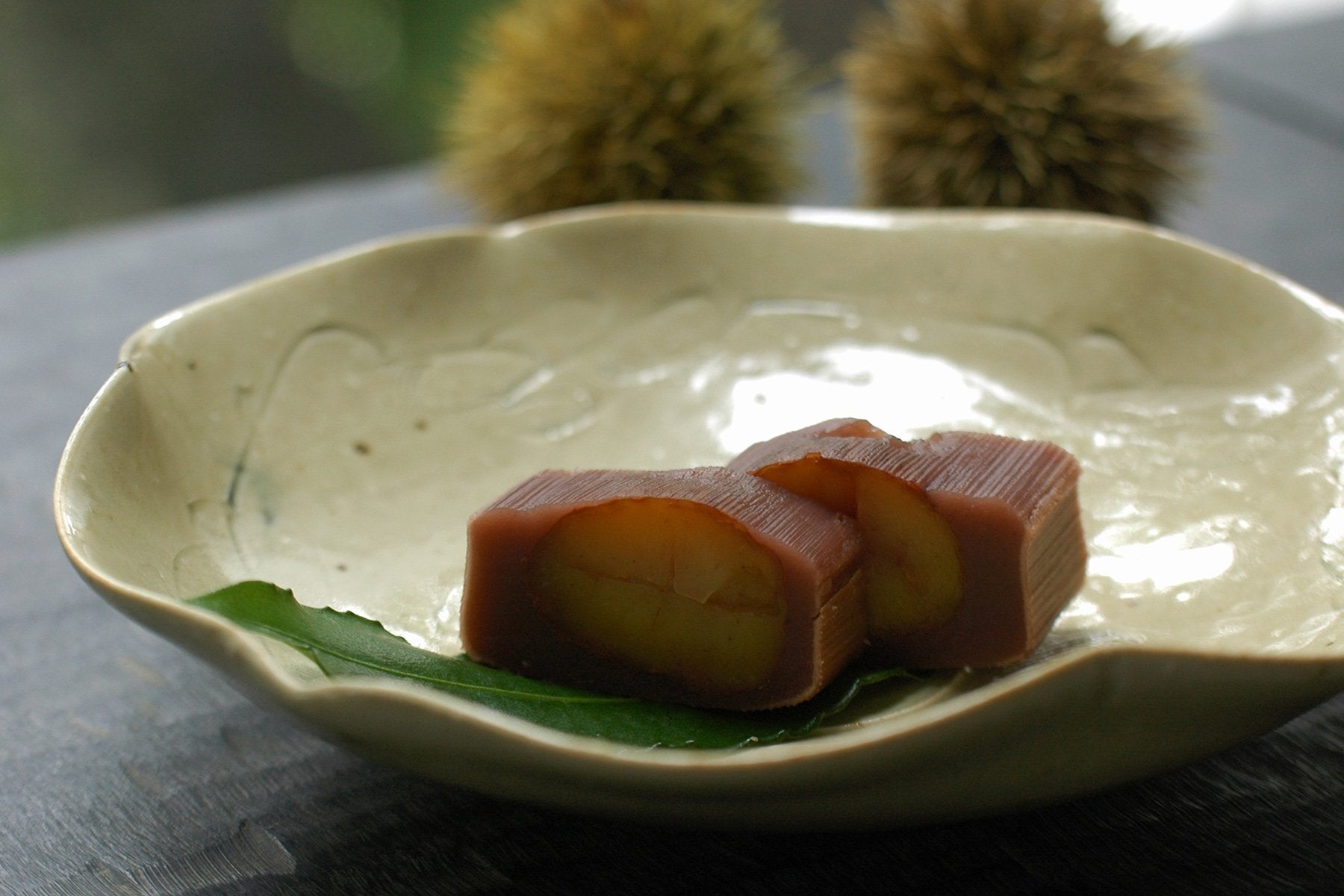 Rin☆Rin◆利平栗蒸し羊羹1本 栗蒸し羊羹 ようかん 大 | 和栗の風味 - 又一庵公式通販サイト