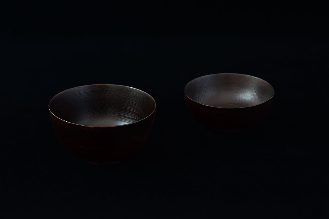 №7 美品　八重梅　仙方丸　木乾漆　蓋付き汁碗5客 睦椀 – HIGASHIYA・茶方薈・Sゝゝ公式 オンラインショップ