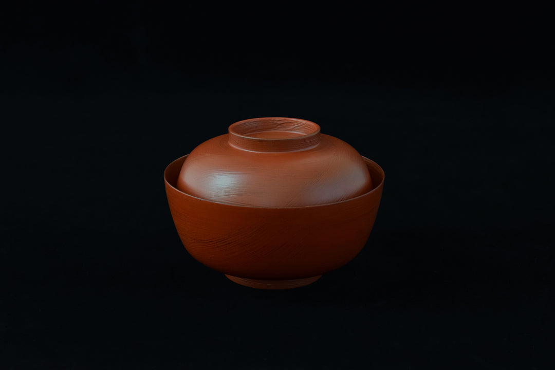 №7 美品　八重梅　仙方丸　木乾漆　蓋付き汁碗5客 睦椀 – HIGASHIYA・茶方薈・Sゝゝ公式 オンラインショップ