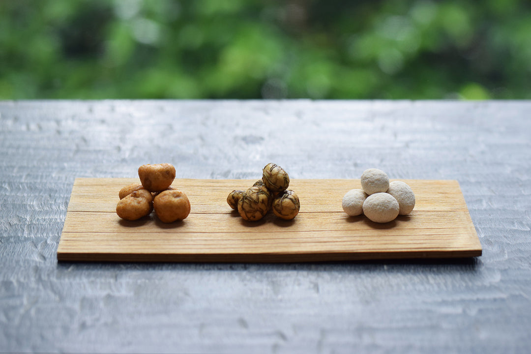 豆菓子3種（和三盆豆・昆布豆・柚子胡椒豆） – HIGASHIYA・茶方