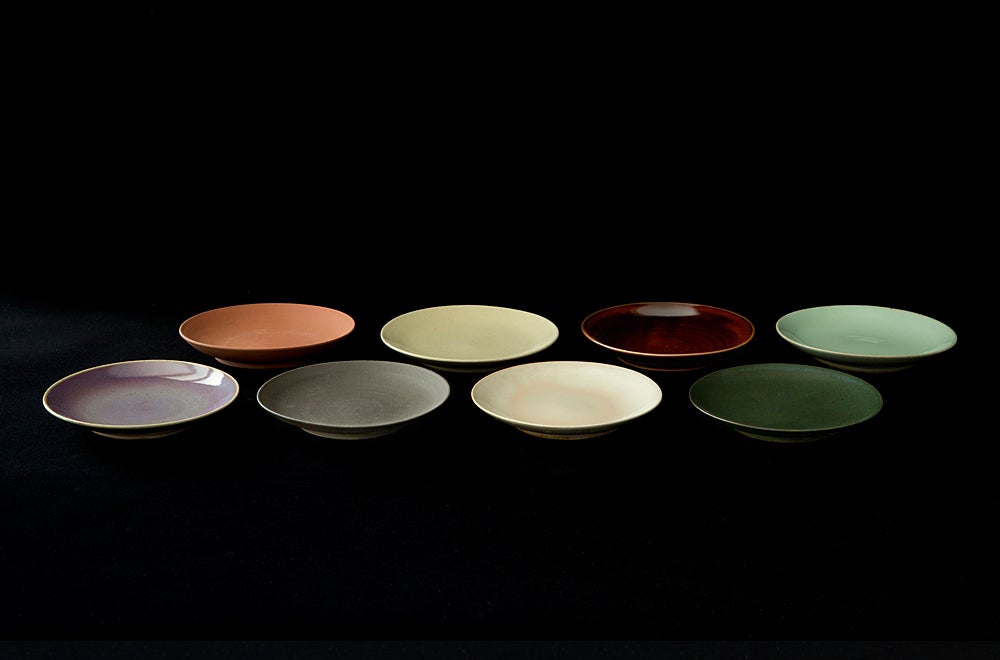 陶器の銘々皿
